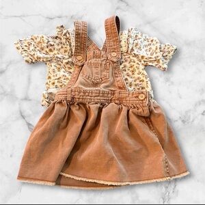 18 Month Girls Clothing Bundle • 7 Pieces • Neutral Tones